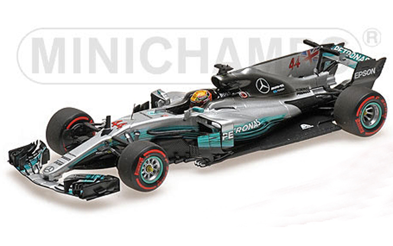 Mercedes AMG Petronas F1 W08 EQ Power+ 2017 Lewis HAMILTON WELTMEISTER Mexiko GP 1:43 Minichamps Mercedes AMG Petronas F1 W08 EQ Power+ 2017 Lewis HAMILTON WELTMEISTER Mexiko GP 1:43 Minichamps